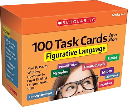 100 TASK CARDS IN A BOX: FIGURATIVE LANGUAGE