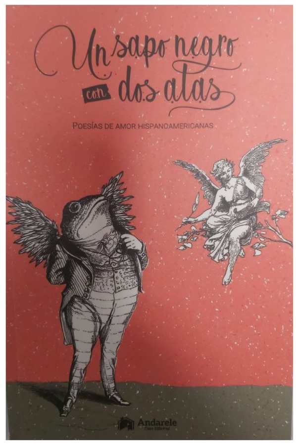 UN SAPO NEGRO CON DOS ALAS