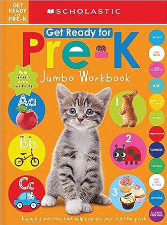 GET READY FOR PRE-K JUMBO WORKBOOK