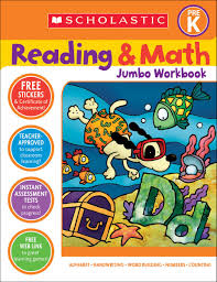 READING & MATH JUMBO WORKBOOKS PreK