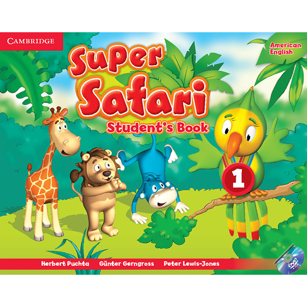 AMERICAN ENGLISH 1 SUPER SAFARI STUDENTS BOOK WITH DVD-ROM