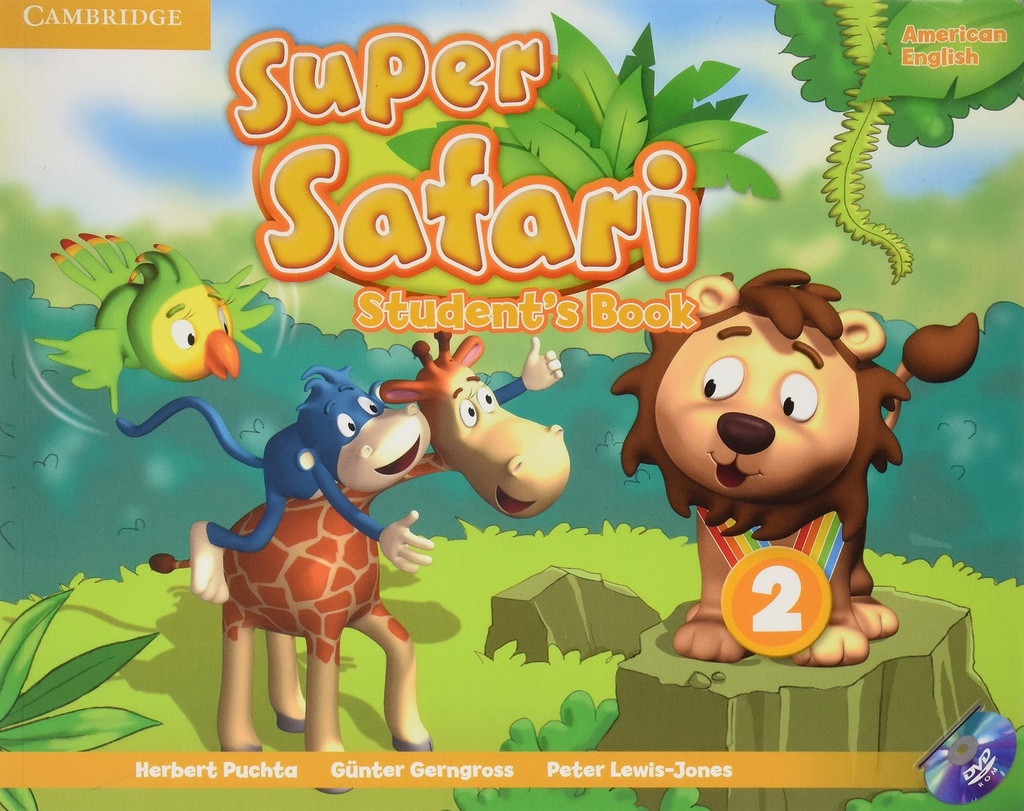 AMERICAN ENGLISH 2 SUPER SAFARI STUDENTS BOOK WITH DVD-ROM
