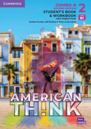 AMERICAN ENGLISH THINK  COMBO B LEVEL 2 2ED STUDENTS BOOK AND WORKBOOK WITH DIGITAL PACK
