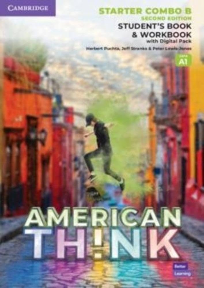 AMERICAN ENGLISH THINK COMBO B STARTER 2ED STUDENTS BOOK AND WORKBOOK WITH DIGITAL PACK 