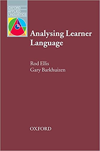 [9780194316347] ANALYSING LEARNER LANGUAGE OXFORD APPLIED LINGUISTICS