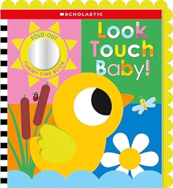 [9781546138037] LOOK TOUCH BABY! (A FOLD-OUT TUMMY TIME BOOK)