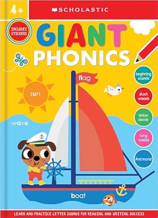 [9781546123521] GIANT PHONICS WORKBOOK: SCHOLASTIC EARLY LEARNERS