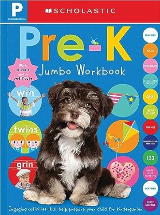 [9781339010052] PRE-K JUMBO WORKBOOK: SCHOLASTIC EARLY LEARNERS