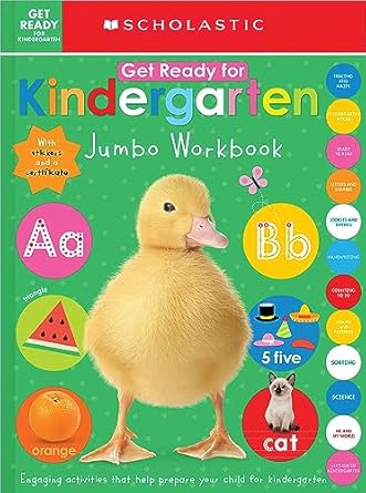 [9781339010021] GET READY FOR KINDERGARTEN JUMBO WORKBOOK