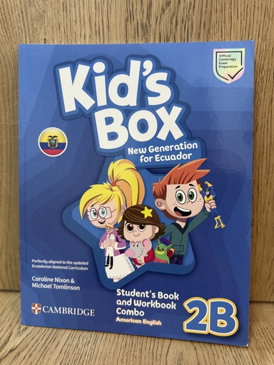 [9781009819114] KID’S BOX NEW GENERATION ECUADOR ED - SPLIT COMBO SB & WB W/DP - L2B