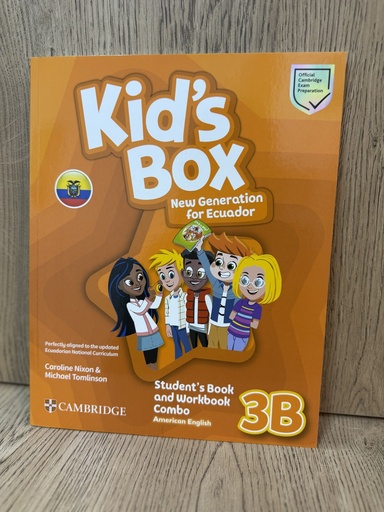[9781009818841] KID’S BOX NEW GENERATION ECUADOR ED - SPLIT COMBO SB & WB W/DP - L3B