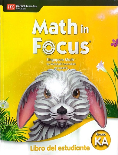 [9780358309284] MATH IN FOCUS GRADO K LIBRO DEL ESTUDIANTE VOL. A