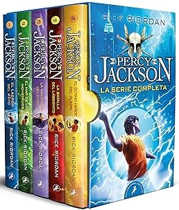 [9788418173721] PERCY JACKSON Y LOS DIOSES DEL OLIMPO - PACK SERIE COMPLETA