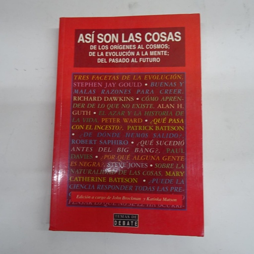 [9788483060360] ASI SON LAS COSAS