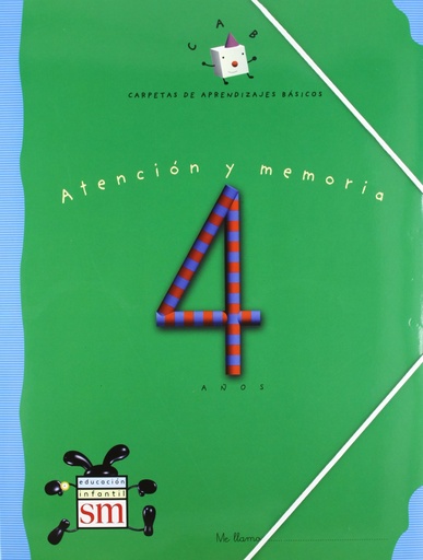 [9788434863736] ATENCION Y MEMORIA 4 AÑOS CARPETAS DE APRENDIZAJES BASICOS