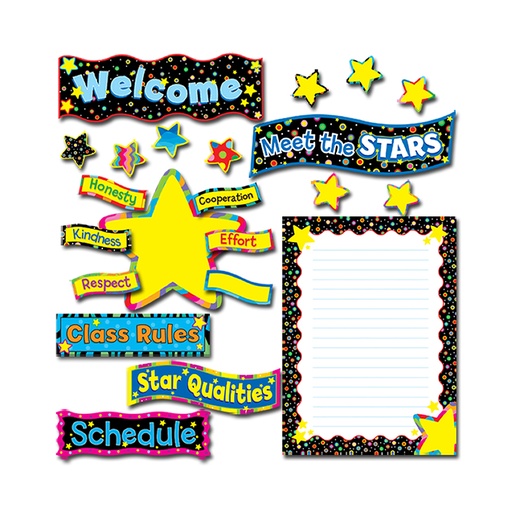 [030554040405] BACK-TO-SCHOOL STARS WELCOME