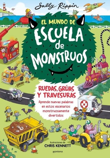 [9788410050600] EL MUNDO DE ESCUELA DE MONSTRUOS: RUEDAS, VÍAS Y TRAVESURAS