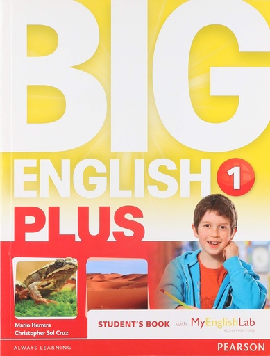 [9789702627371] BIG ENGLISH PLUS 1 STUDENTS BOOK WITH MY ENGLISH LAB C/CD