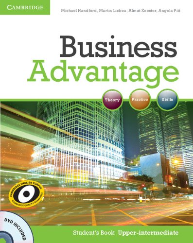 [9780521132176] BUSINESS ADVANTAGE UPPER INTERMEDIATE  STUDENTS BOOK WITH DVD