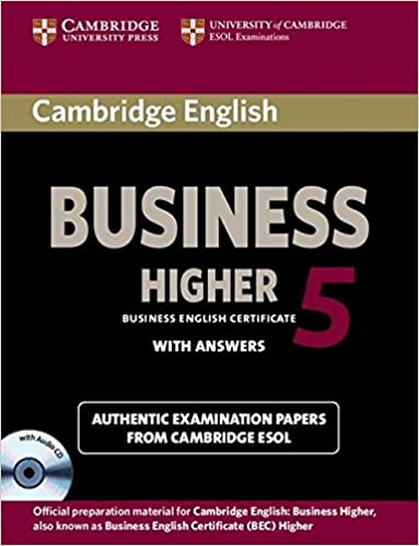 [9781107669178] BUSINESS HIGHER BUSINESS 5 ENGLISH CERTIFICATE WITH ANSWERS