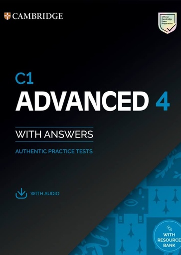 [9781108784993] C1 ADVANCED 4 STUDENTS BOOK WITH ANSWERS WITH AUDIO WITH RESOURCE BANK