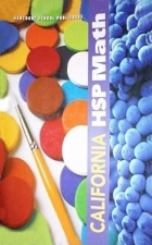 [9780153750922] CALIFORNIA HSP MATEMATICAS GR 1