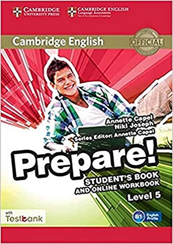 [9781107497924] CAMBRIDGE ENGLISH PREPARE LV 5 STUDENTS BOOK AND ONLINE WORKBOOK WITH TESTBANK