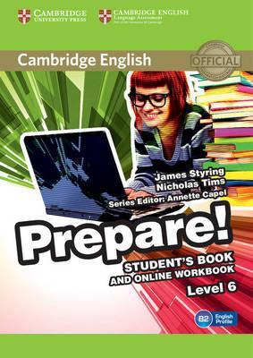 [9781107497979] CAMBRIDGE ENGLISH PREPARE LV 6 STUDENTS BOOK AND ONLINE WORKBOOK