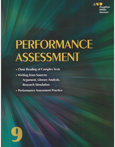 [9780544569362] COLLECTIONS PERFORMANCE ASSESSMENT STUDENT EDITION GRADE 9