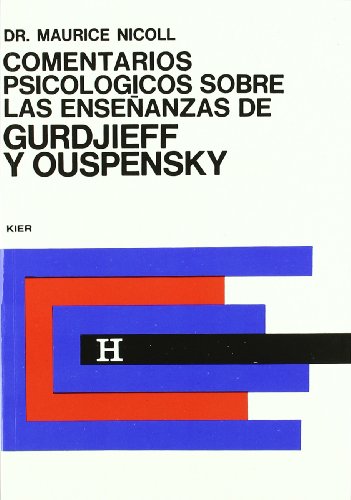 [9501703150] COMENTARIOS PSICOLOGICOS 4 SOBRE LAS ENSEÑANZAS DE GURDJIEFF
