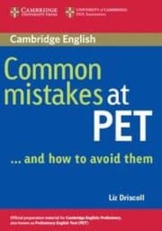 [9780521606844] COMMON MISTAKES AT PET AND HOW TO AVOID THEM