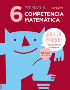 [9788469831380] COMPETENCIA MATEMÁTICA 6