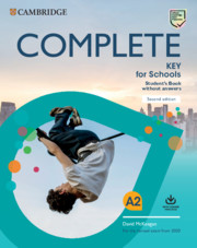 [9781108539333] COMPLETE KEY FOR SCHOOLS 2ED STUDENTS BOOK WITHOUT ANSWERS WITH ONLINE PRACTICE