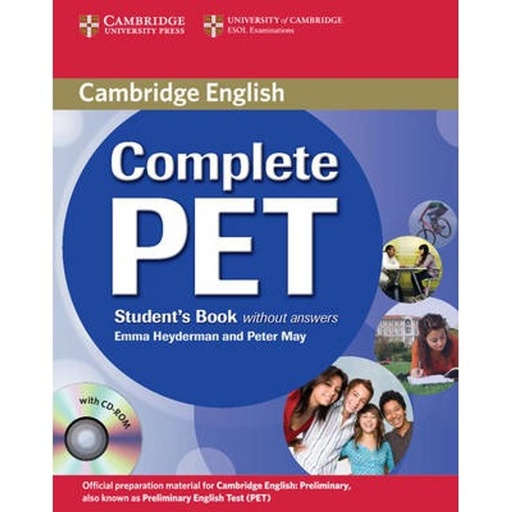 [9780521746489] COMPLETE PET STUDENTS BOOK WITHOUT ANSWERS WITH CD-ROM