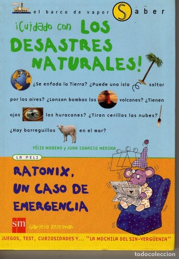 [9788434878839] CUIDADO CON LOS DESASTRES (N-7 BARCO VAPOR SABER AZUL)