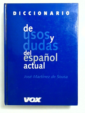 [9788471539854] DICCIONARIO DE USOS Y DUDAS DEL ESPAÑOL ACTUAL