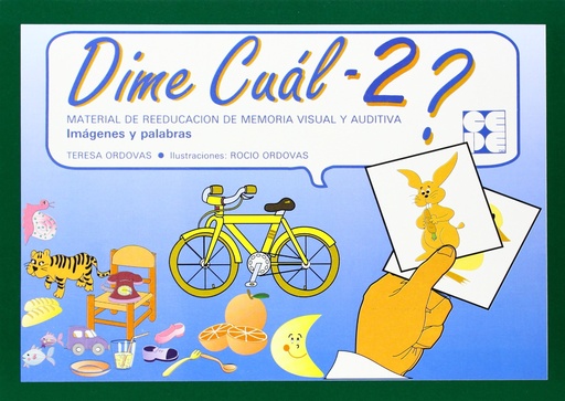 [8478690697] DIME CUAL 2 MATERIAL DE REEDUCACION DE MEMORIA VISUAL Y AUDITIVA