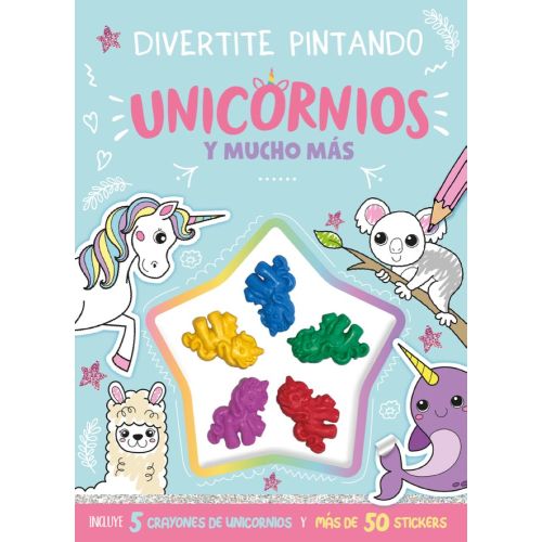[9781838521608] UNICORNIOS A PINTAR C/CRAYONES