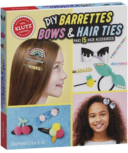 [9781338643701] DIY BARRETTES, BOWS & HAIR TIES