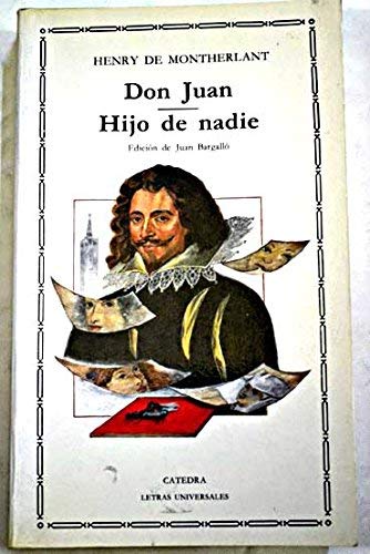 [9788437608242] DON JUAN. HIJO DE NADIE                                     