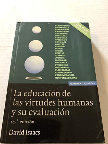 [9788431320812] EDUCACION DE LAS VIRTUDES HUMANAS Y SU EVALUACION, LA