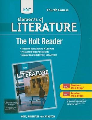 [9780030996290] ELEMENTS OF LITERATURE FOURTH COURSE THE HOLT READER