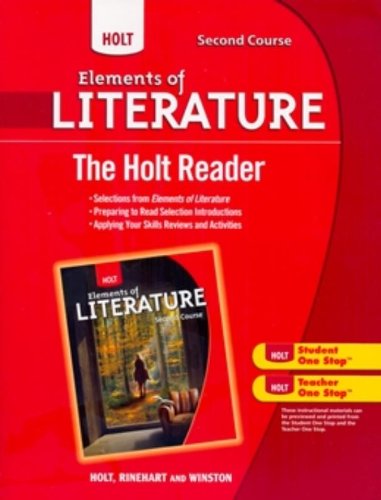 [9780030996269] ELEMENTS OF LITERATURE SECOND COURSE THE HOLT READER