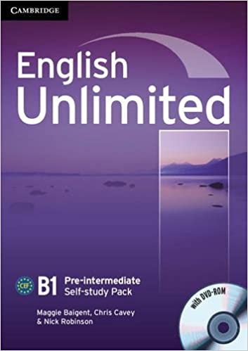 [9780521697781] ENGLISH UNLIMITED SELF-STUDY PRE-INTERMEDIATE PACK (WB WITH DVD-ROM)