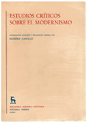 [8424903498] ESTUDIOS CRITICOS SOBRE EL MODERNISMO (RUSTICA)