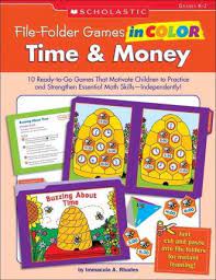 [9780545226073] FILE FOLDER GAMES IN COLOR TIME & MONEY