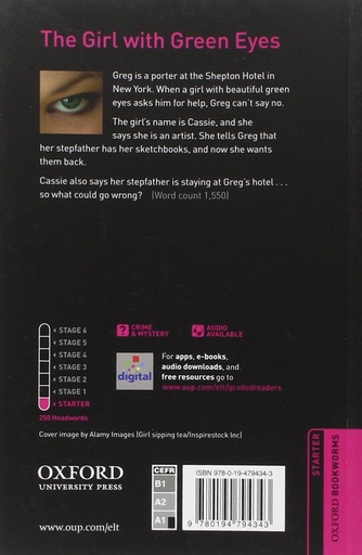 [9780194794343] GIRL WITH GREEN EYES LEVEL STARTER, THE