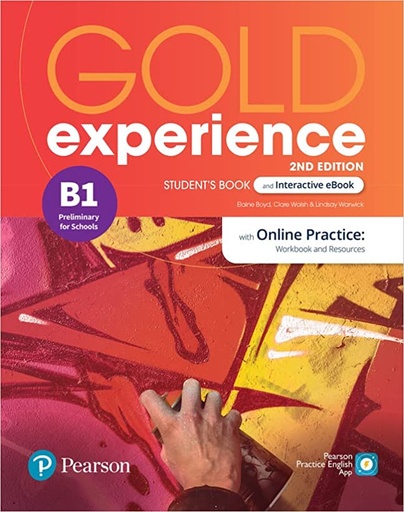 [9781292392813] NEW GOLD EXPERIENCE 2ND B1 STUDENT'S BOOK & INTERACTIVE EBOOK W/ ONLINE PRACTICE. DIGITAL RESOURCES & APP B1