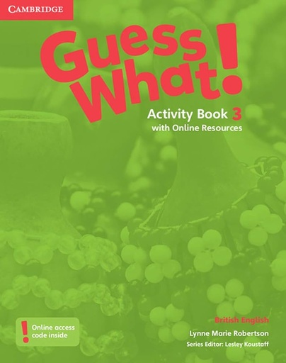 [9781107528031] GUESS WHAT! ACTIVITY BOOK WITH ONLINE RESOURCES 3