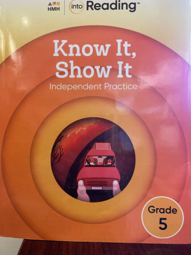 [9780358192107] INTO READING KNOW IT SHOW IT GRADE 5 ( SERA CUSTOMIZADO)